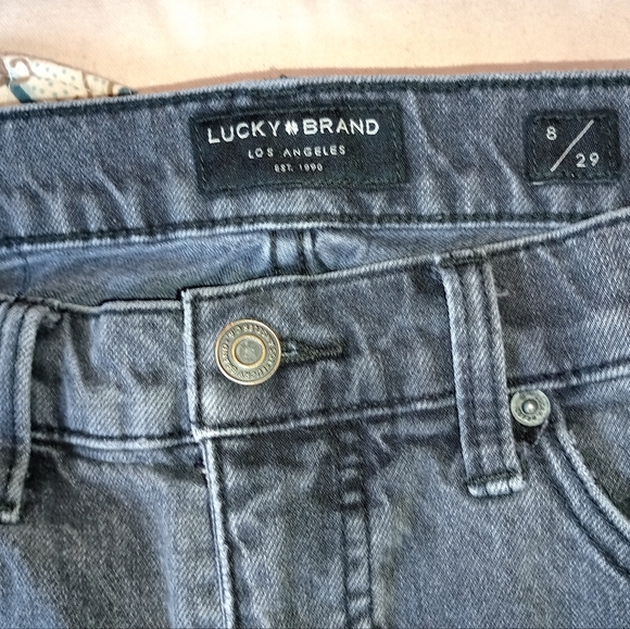 Lucky Brand , size 8/29, mid grey wash straight leg jeans - Picture 3 of 3